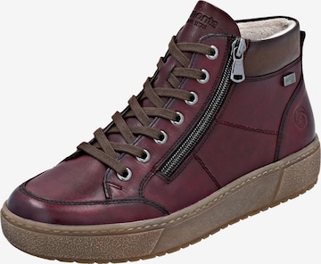 REMONTE High-Top Sneakers in Red: front