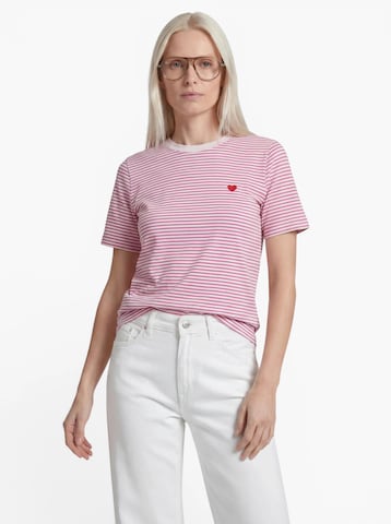 JDY T-shirt 'JDYPISA' i röd: framsida
