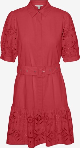 VERO MODA Shirt Dress 'NYNNE' in Red: front