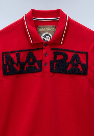 T-Shirt 'ARCHIVE' NAPAPIJRI en rouge