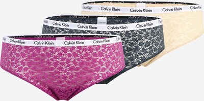 Calvin Klein Underwear Plus Panty in Beige / marine blue / Purple / Black / White, Item view