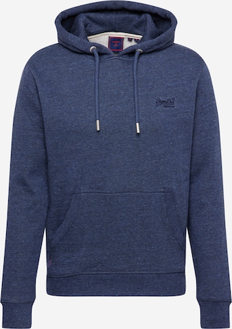 Superdry Sweatshirt in Blue: front