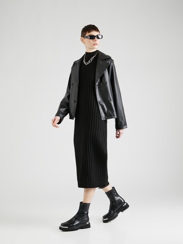 Robes en maille TOPSHOP en noir