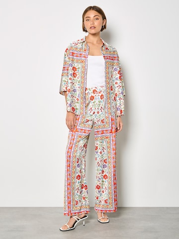 Apricot Regular Trousers in Orange: front