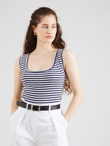 Free People - Top en azul: frente