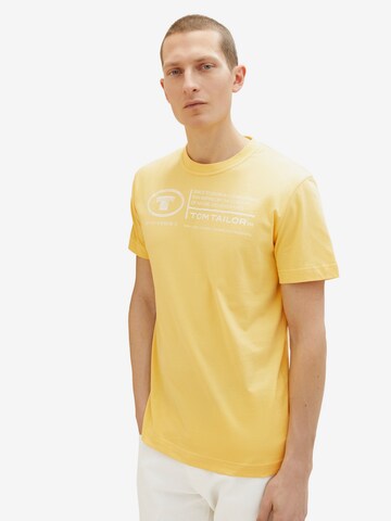 T-Shirt TOM TAILOR en jaune