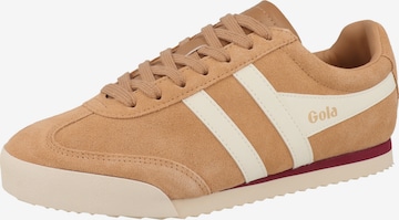 Baskets basses Gola en orange : devant
