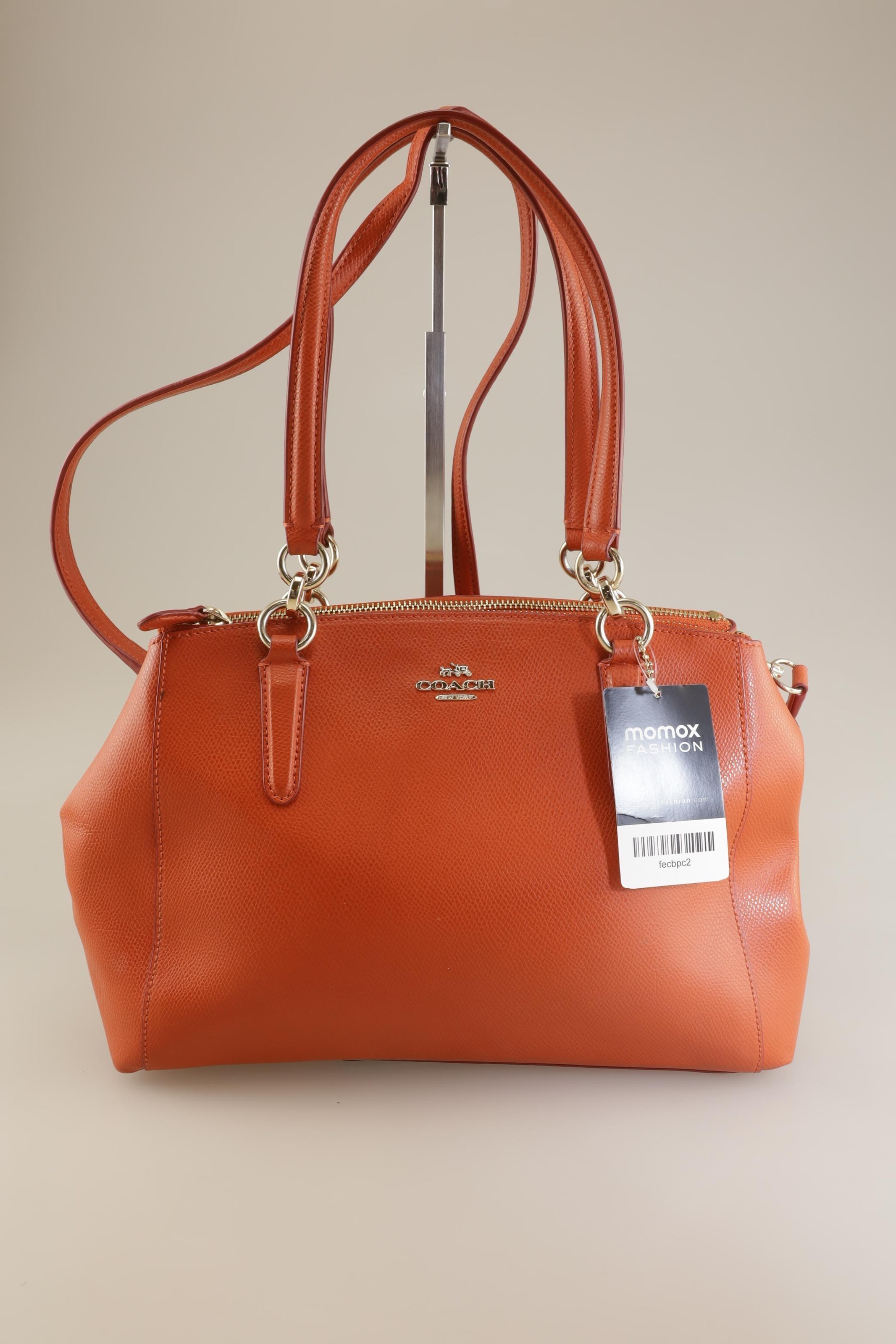 COACH Handtasche gross Leder One Size in Orange: Vorderseite