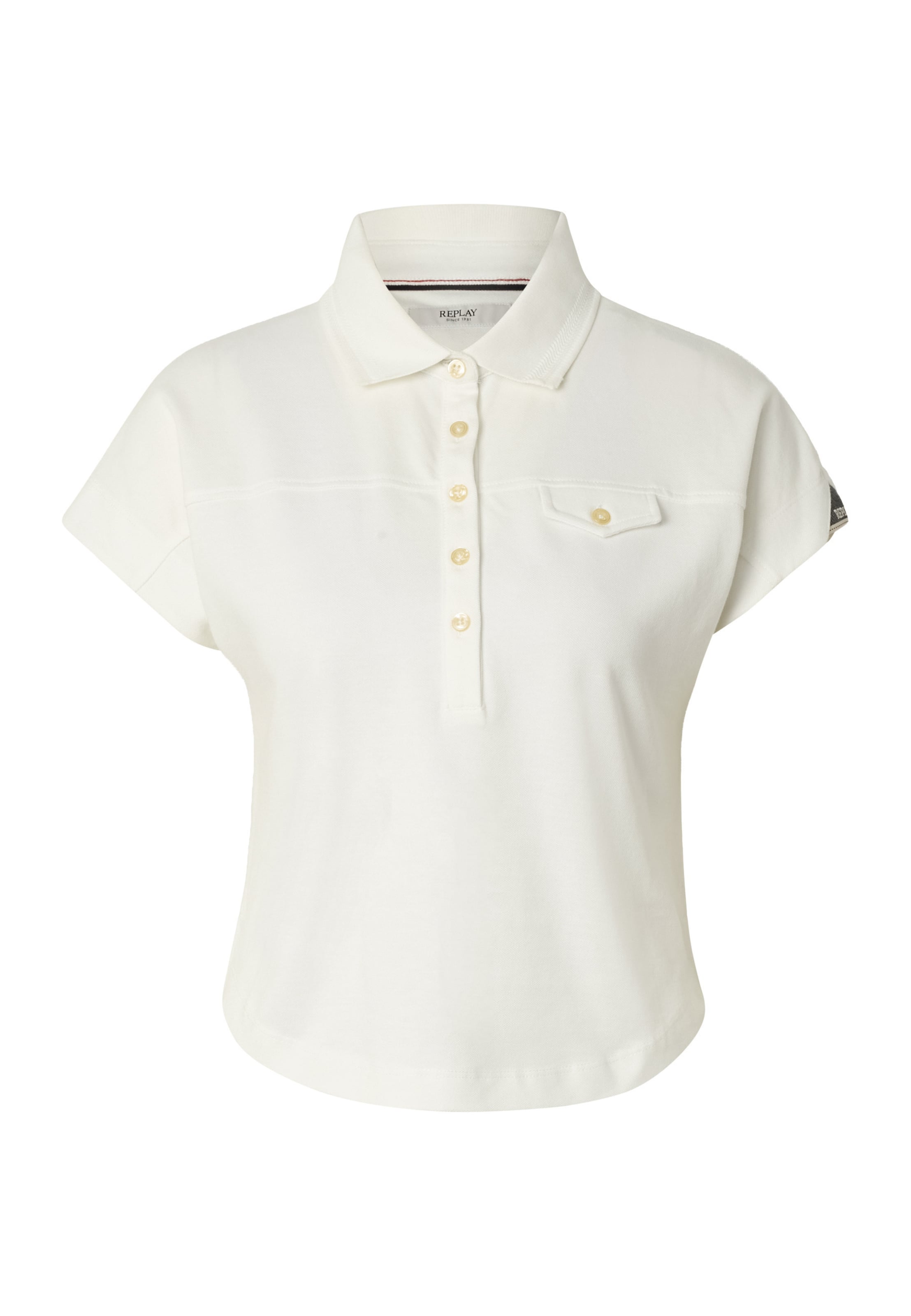 REPLAY Shirt in L in de kleur Wit, Productweergave