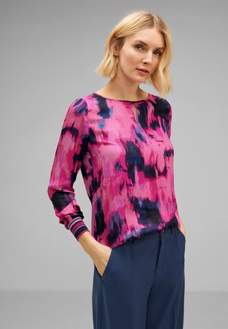 STREET ONE Shirt in Roze: voorkant