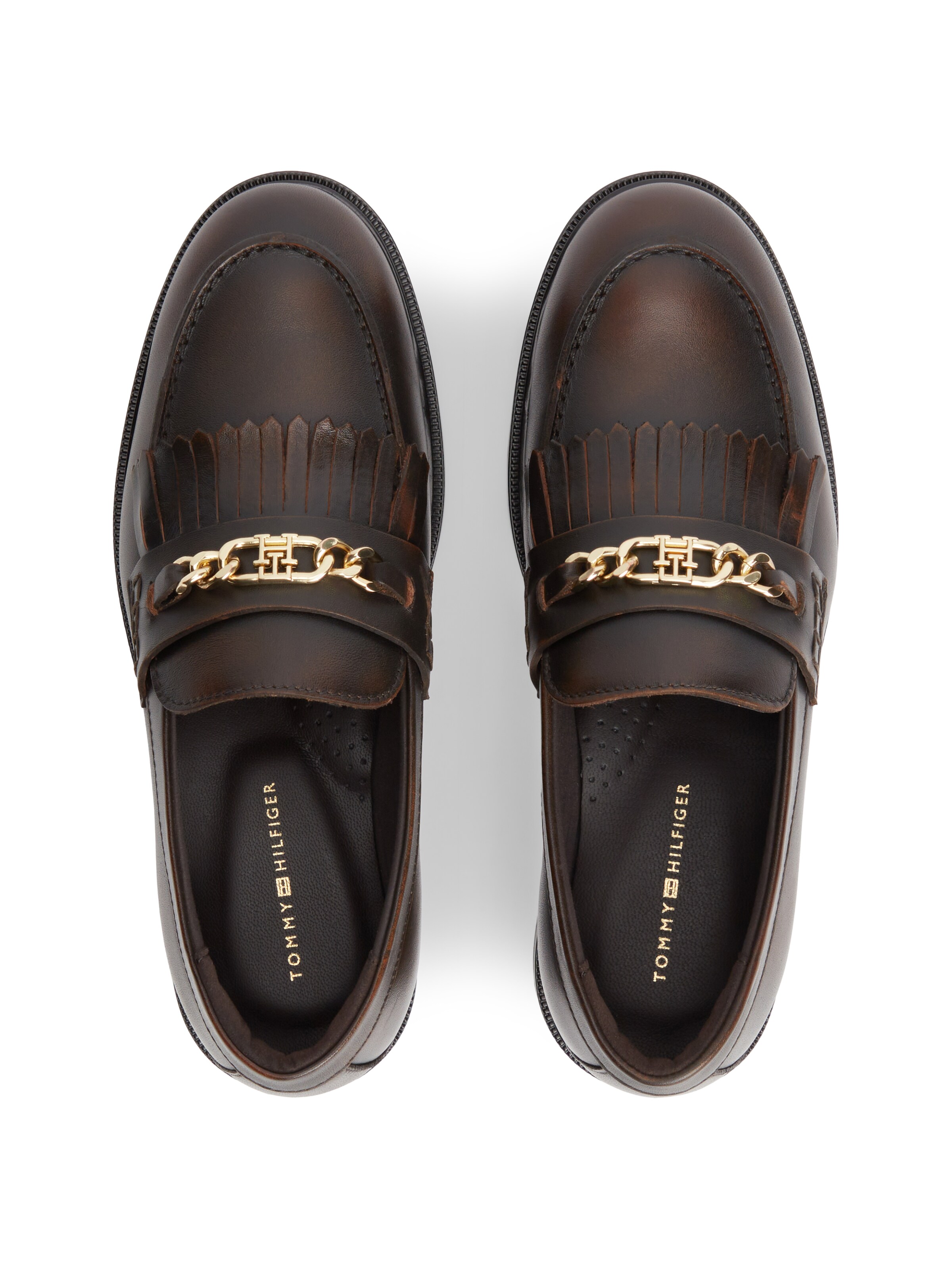 TOMMY HILFIGER Papuče - Hnedá