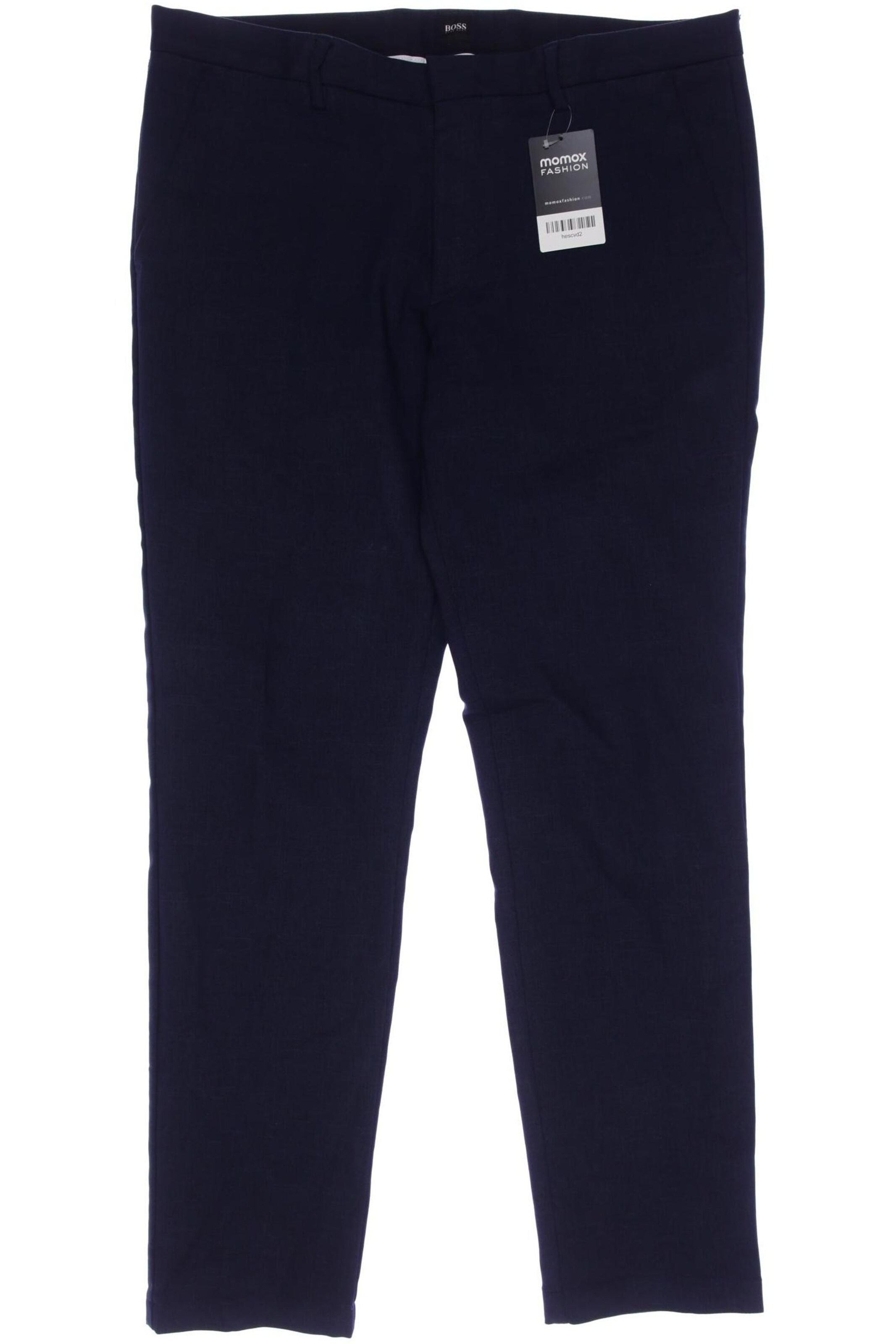 BOSS Black Pants in 35 in Blue: front