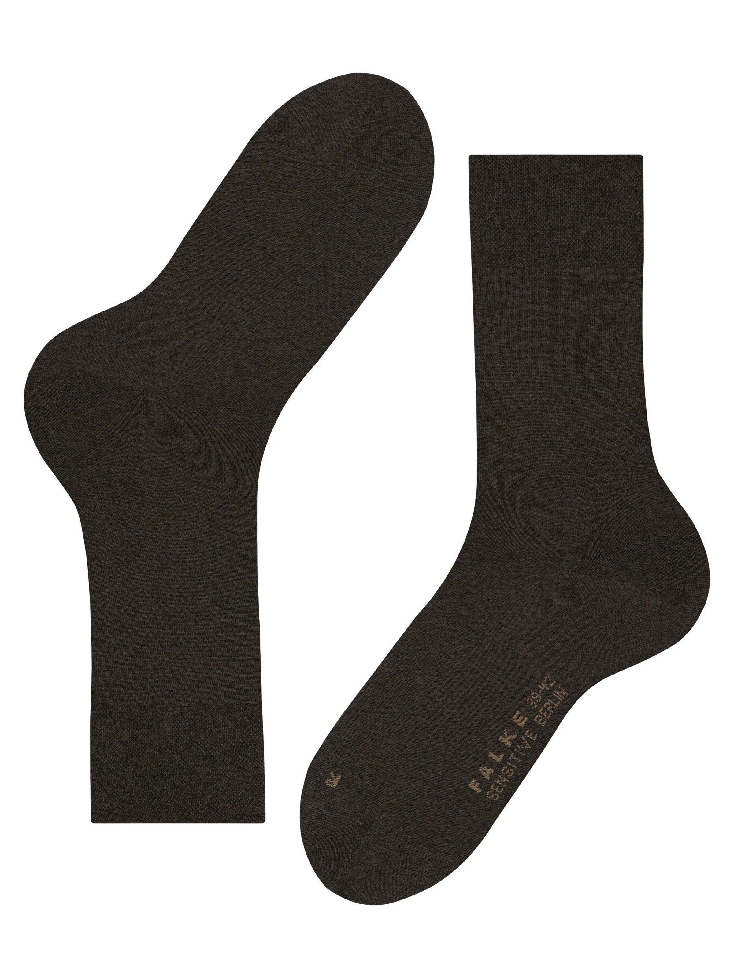 FALKE Socken 'Sensitive Berlin'‌‌‌‌‌‌‌‌‌ in Braun
