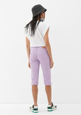 Coupe slim Jean QS en violet