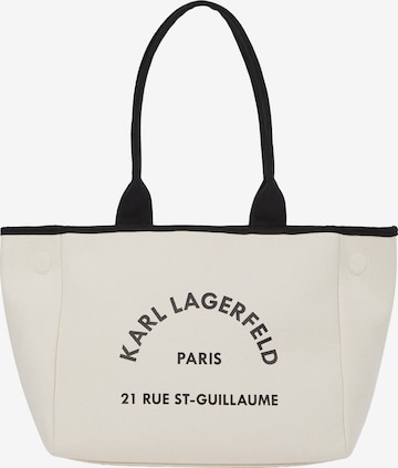 Karl Lagerfeld Shopper in White: front