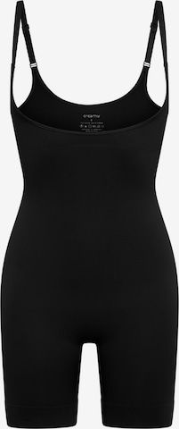 cfab (formerly creamy fabrics) - Body moldeador 'Bodysuit Sculpting Shapewear mit offener Brust' en negro: frente