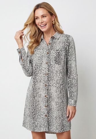 Robe usha BLACK LABEL en gris : devant
