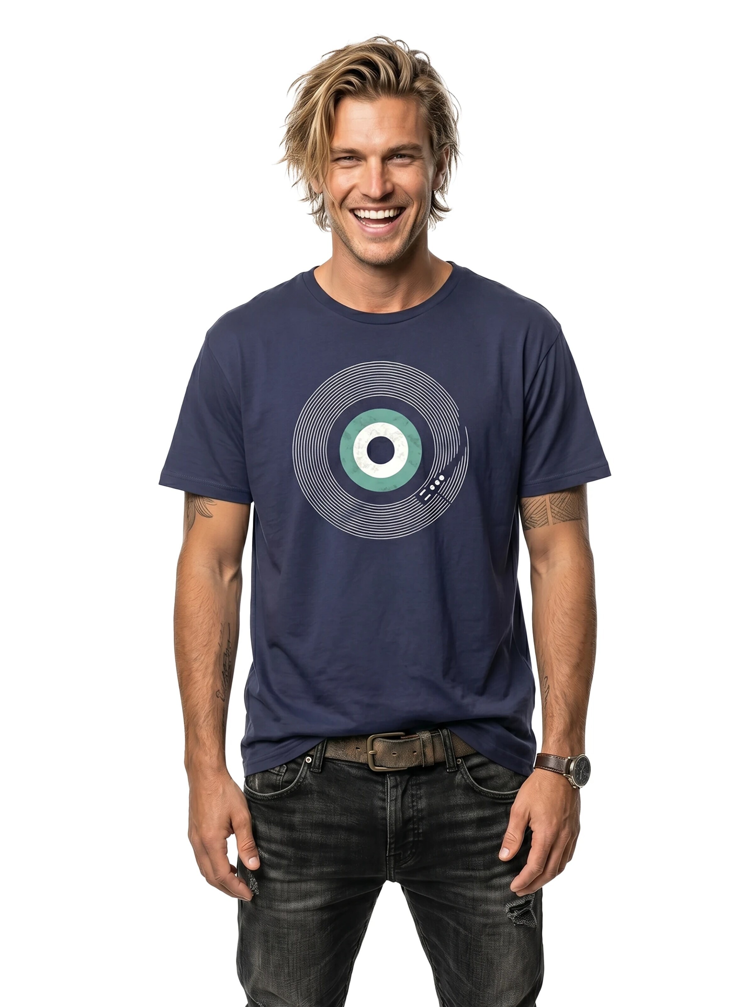 MAKAYA Shirt 'Final Track' in Blue