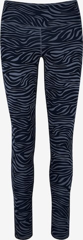 Kismet Yogastyle Skinny Workout Pants 'Ganga' in Blue: front