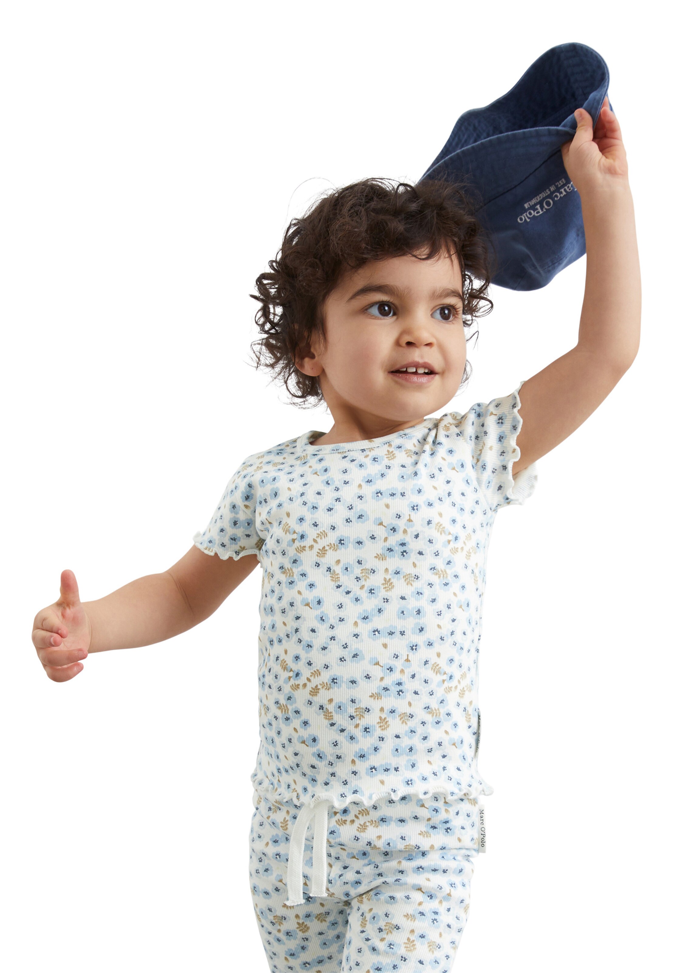 Marc O'Polo Shirt in Blauw: voorkant