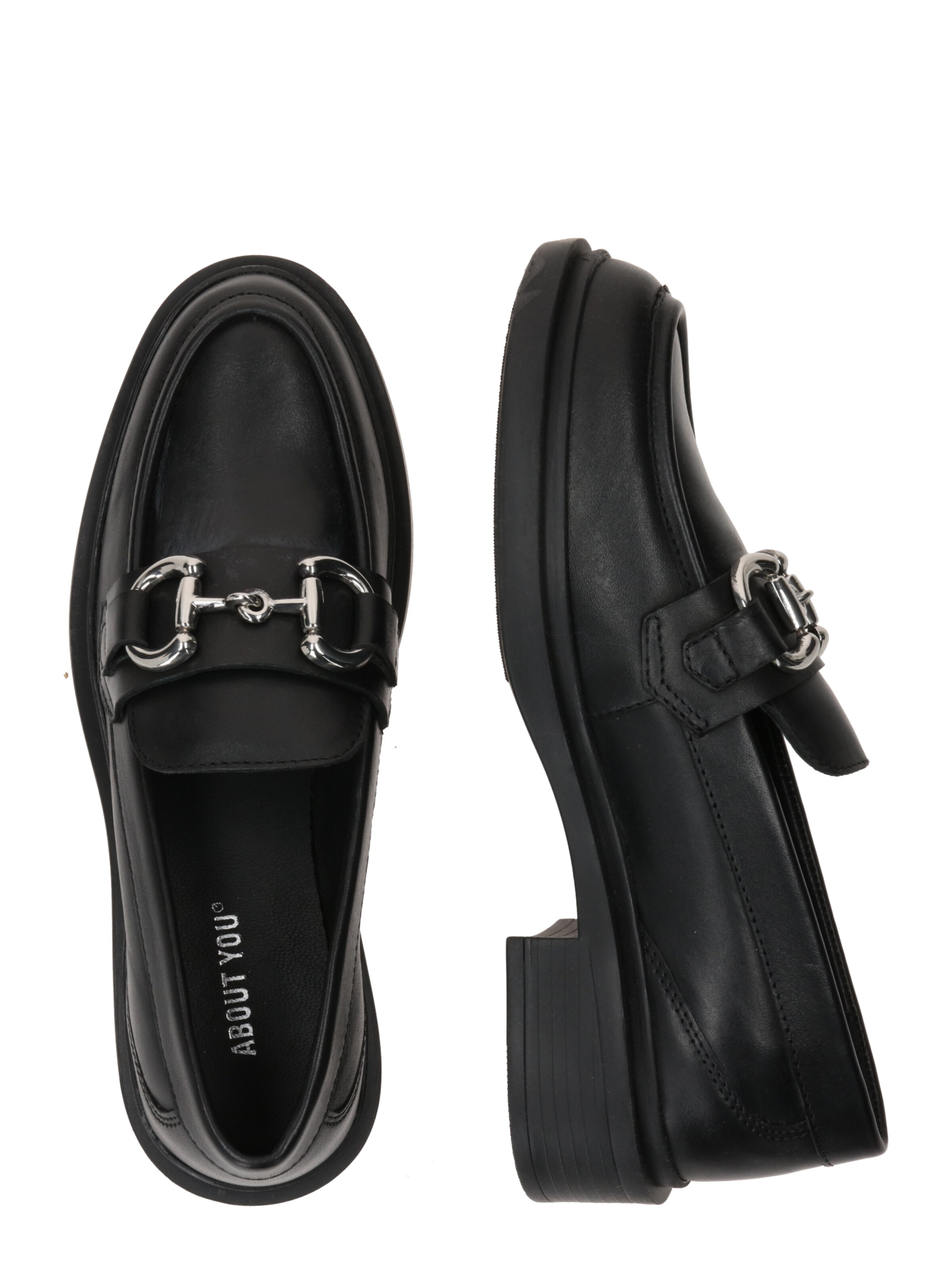 ABOUT YOU Házicipő 'Ilayda' - fekete