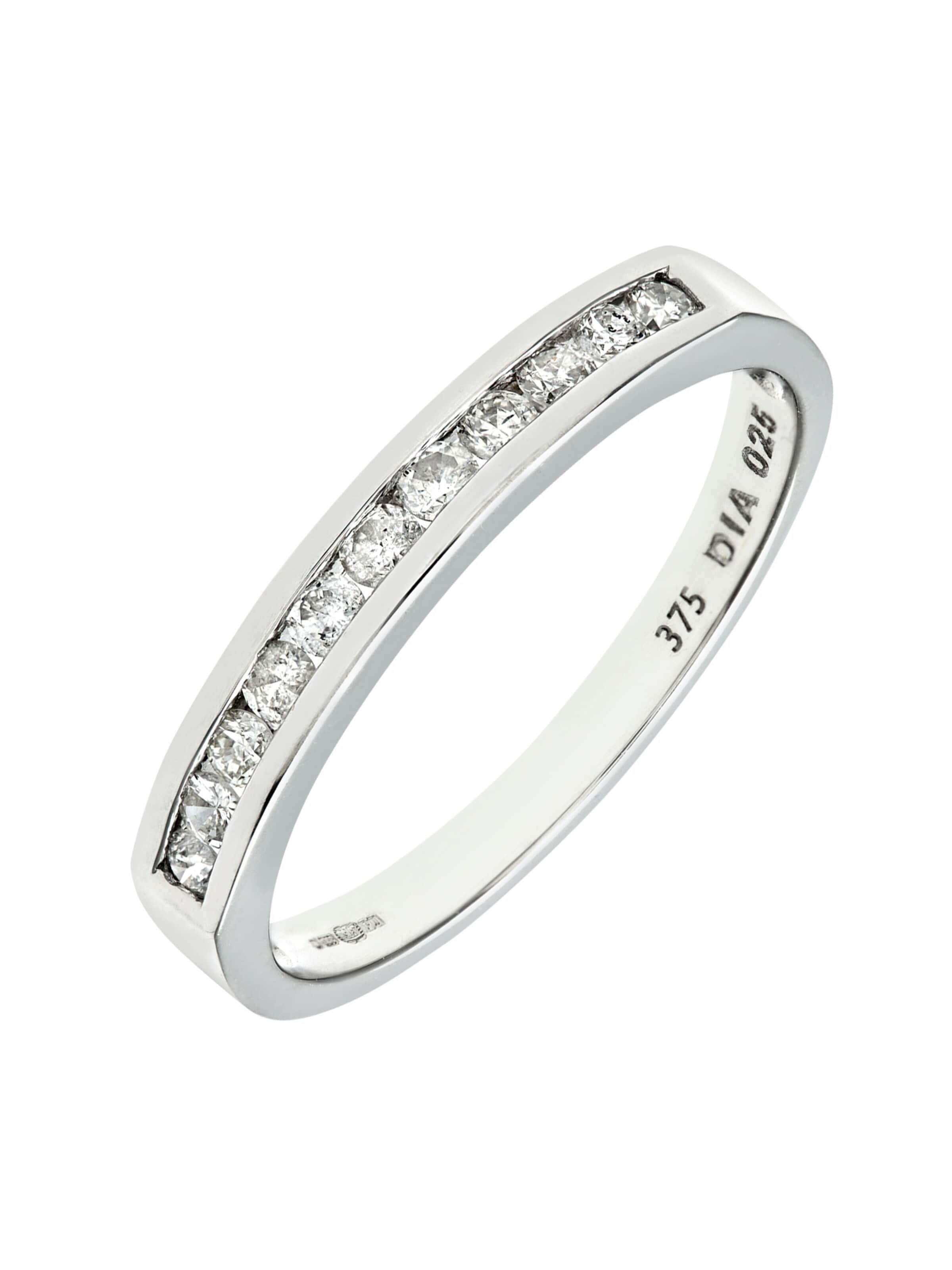 Anello 'Eternity' di DIAMANT LETERNEL in argento