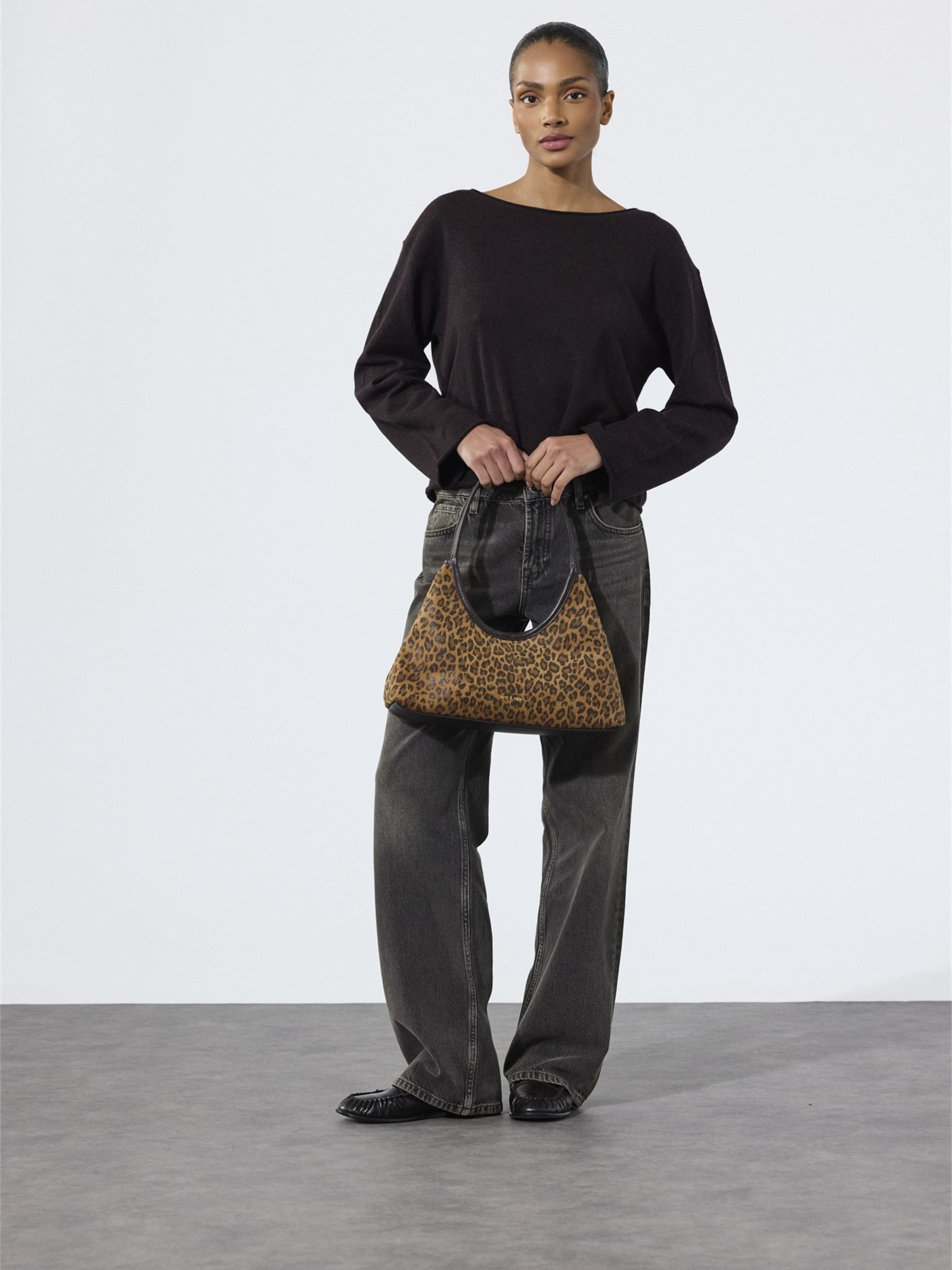 Nat&Nin Handbag 'Milo' in Brown: front
