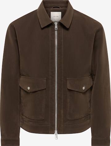 Only & Sons Jacke 'ONSSINCLAIR' in Braun: Vorderseite