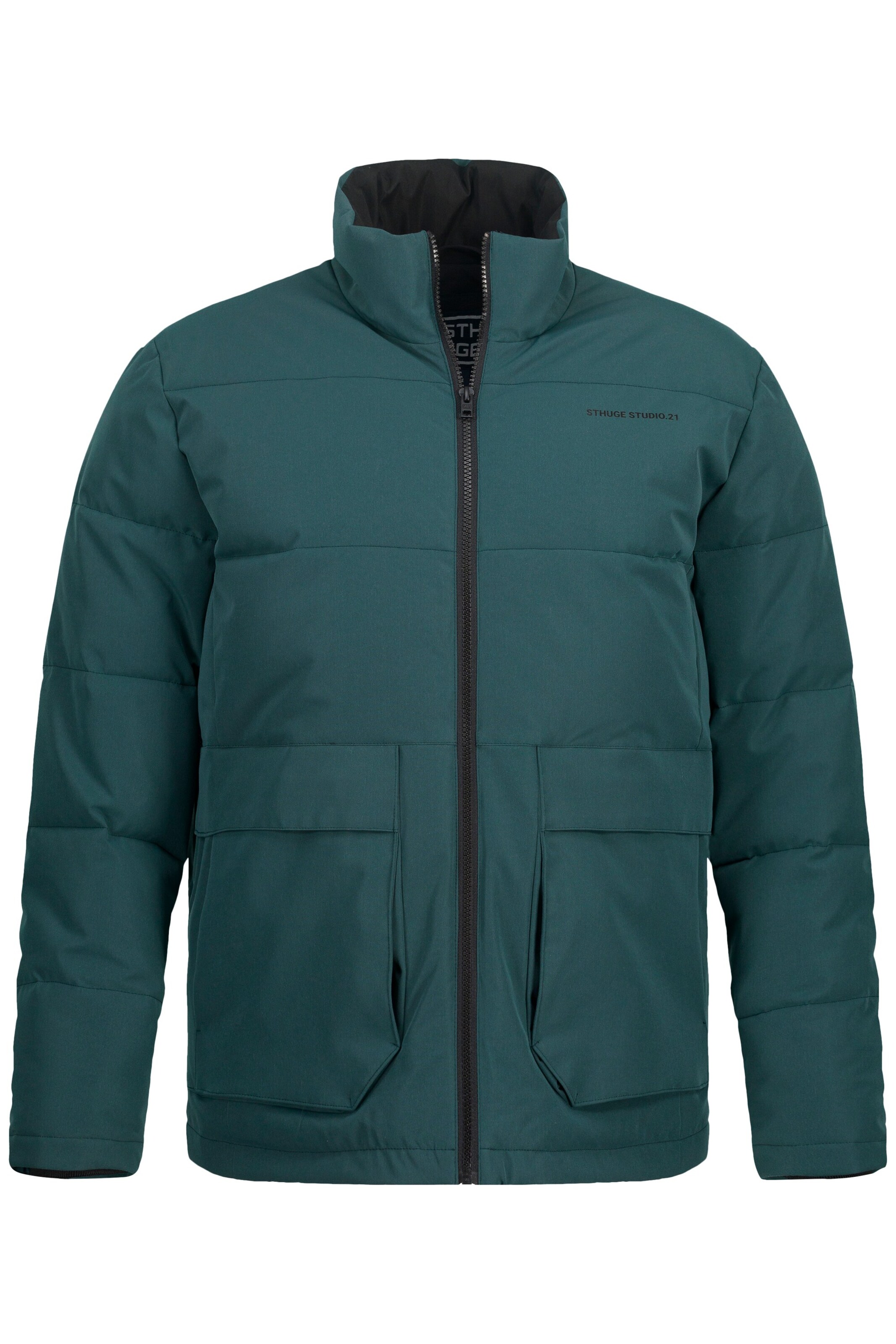 STHUGE Übergangsjacke in Grün: Vorderseite