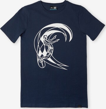 T-Shirt 'Circle Surfer' O'NEILL en bleu : devant