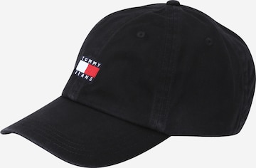 Tommy Jeans Cap 'Heritage' in Black: front