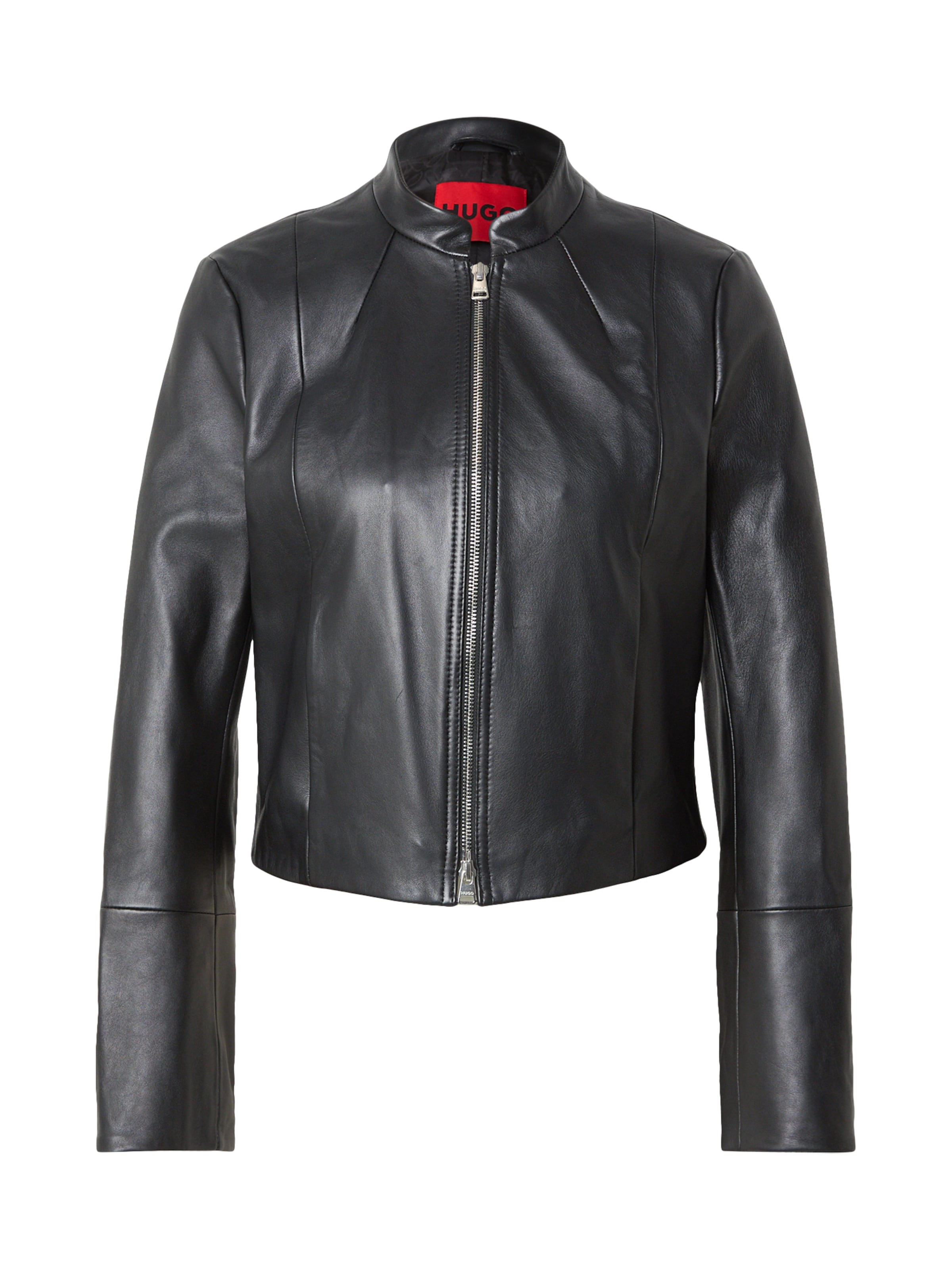 HUGO Φθινοπωρινό και ανοιξιάτικο μπουφάν 'Lasari' σε μαύρο: μπροστά