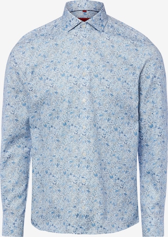 Finshley & Harding Hemd in Blau: Vorderseite