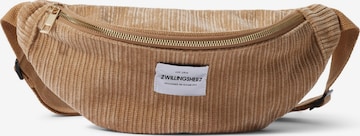 Zwillingsherz Gürteltasche 'UNI' in Beige: Vorderseite