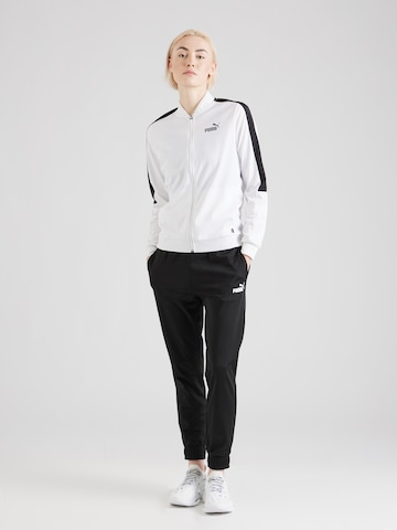 PUMA Trainingspak in Wit: voorkant