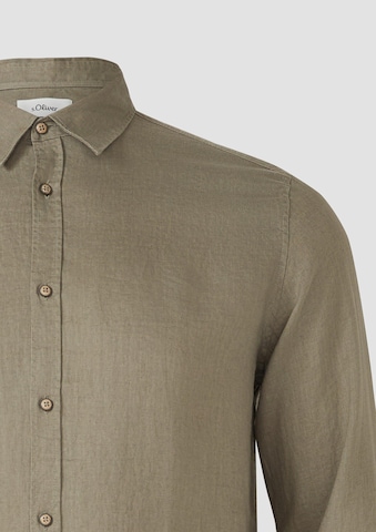 Coupe regular Chemise s.Oliver en vert
