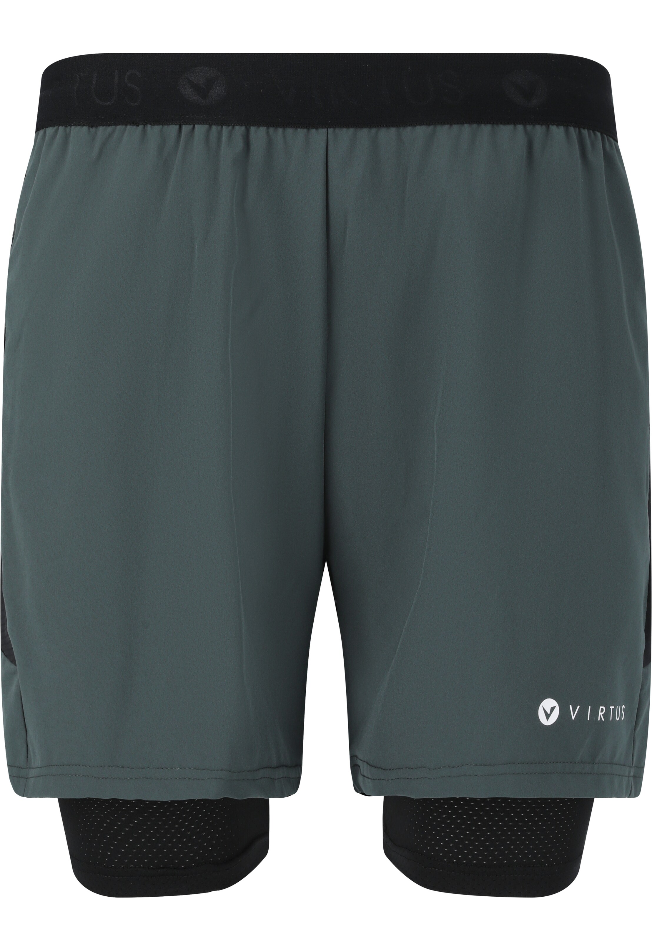 Virtus Shorts 'Dylan' in Grau: Vorderseite