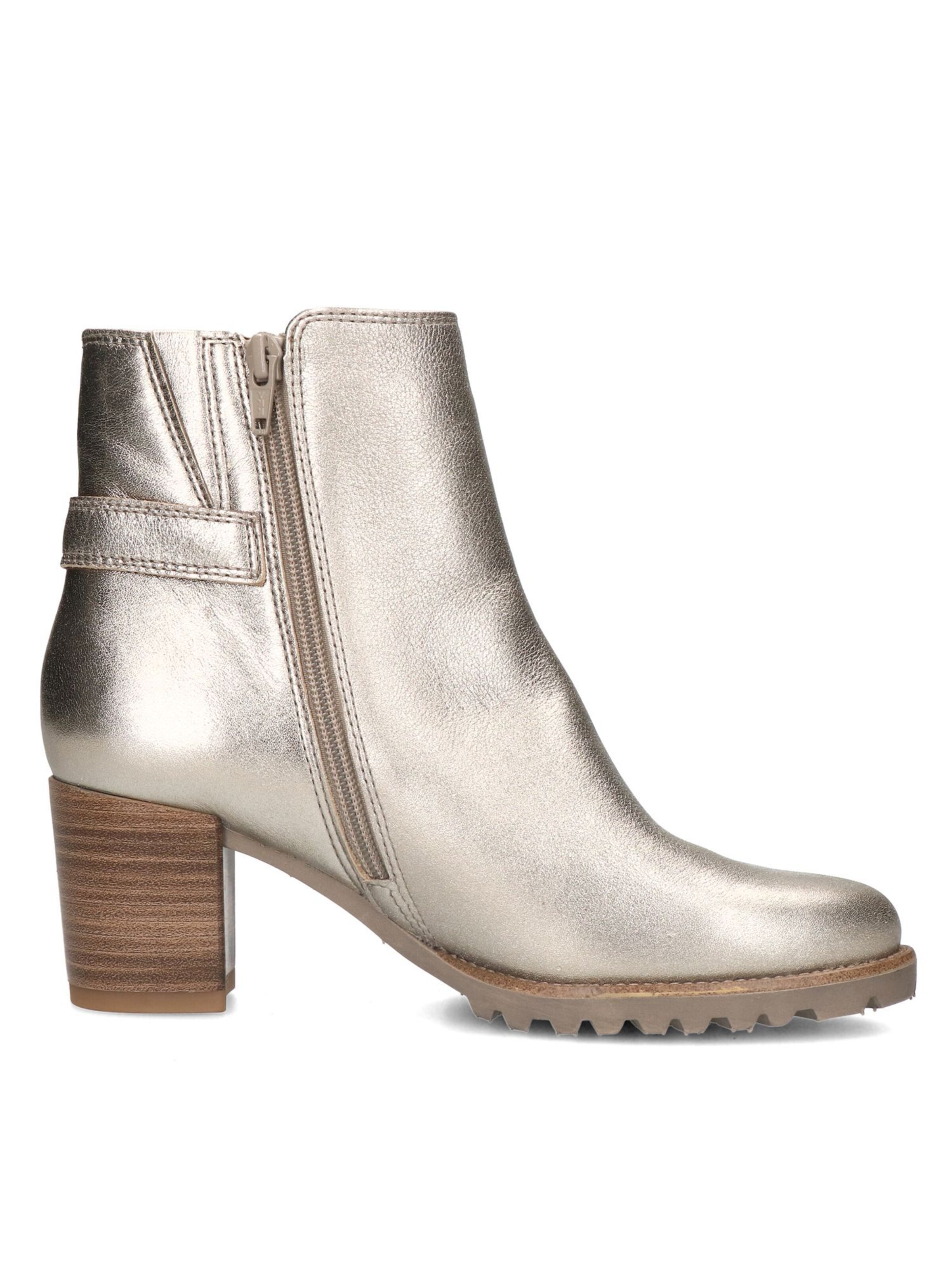MANFIELD Stiefelette in Gold