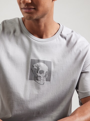 JACK & JONES Μπλουζάκι 'JJSKULLY' σε γκρι