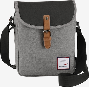 KangaROOS Crossbody Bag in Grey: front