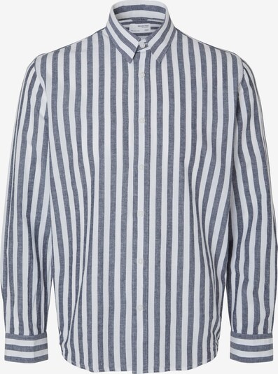 SELECTED HOMME Overhemd in de kleur Nachtblauw / Wit, Productweergave