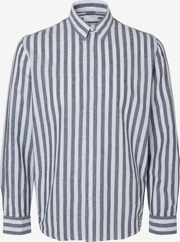 SELECTED HOMME Button Up Shirt in Blue: front