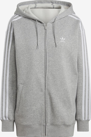 ADIDAS ORIGINALS Sweatvest 'Adicolor Classics' in de kleur Grijs / Wit, Productweergave