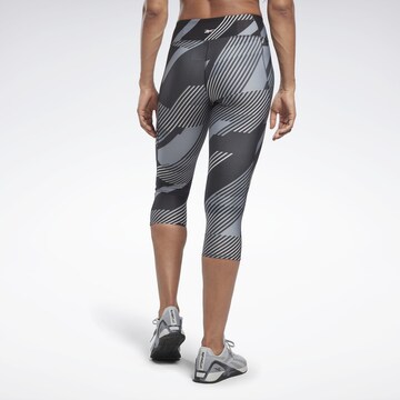 Reebok Skinny Sportbroek in Grijs