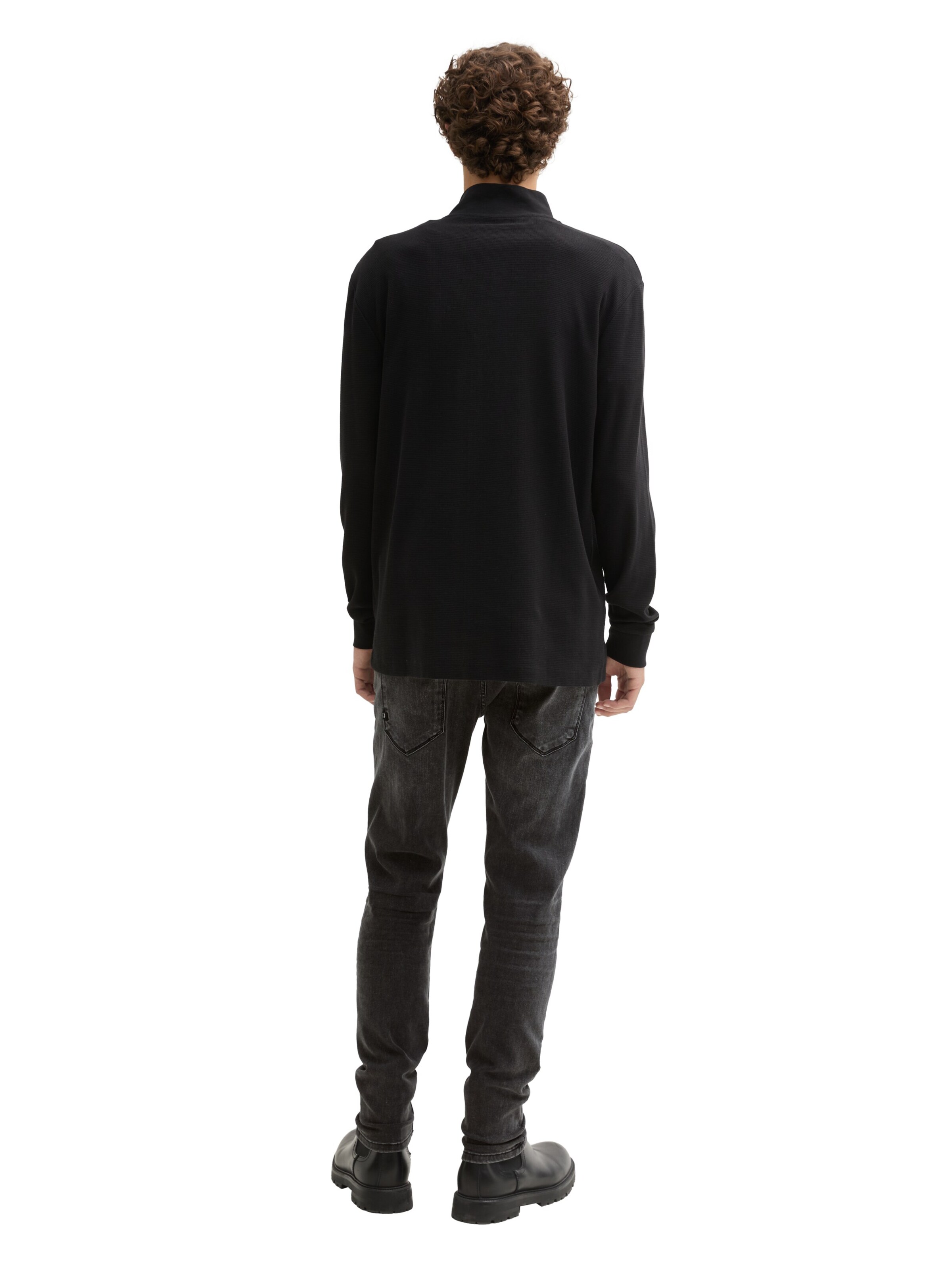 TOM TAILOR DENIM Regular Jeans 'Superflex' in Black