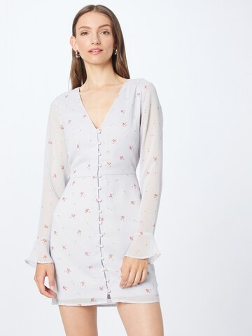 Robe-chemise NLY by Nelly en blanc : devant