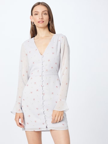 Robe-chemise NLY by Nelly en blanc : devant