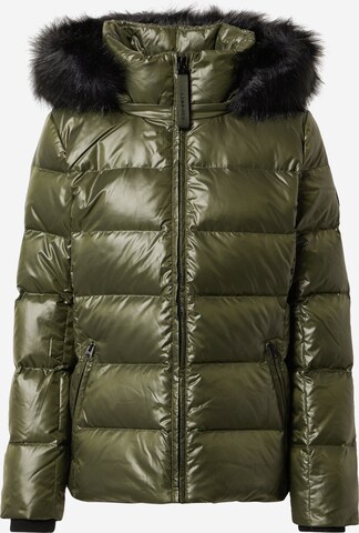 Calvin Klein Winterjas in Groen: voorkant