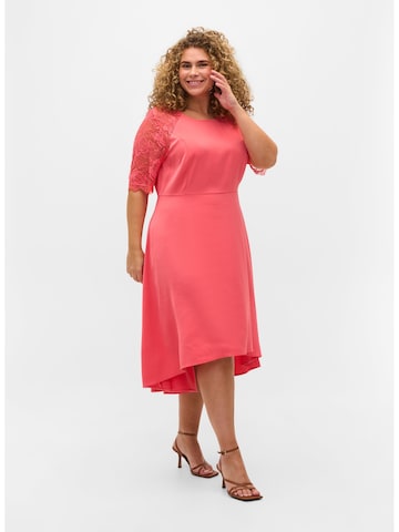 Zizzi Cocktail Dress 'Angelina' in Red