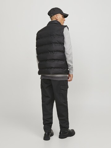Effilé Pantalon cargo 'Bill' JACK & JONES en noir